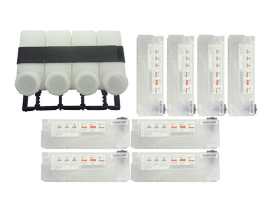Picture of Mutoh Bulk Ink System (4 bottles / 8 cassettes) - ZMY-08910