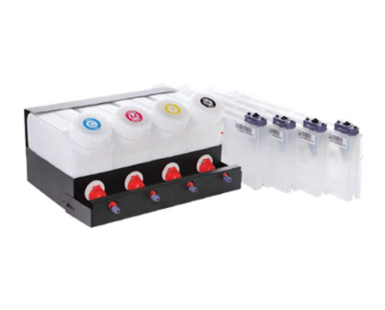Picture of Mutoh Bulk Ink System (4 bottles / 4 cassettes) - ZMY-08909