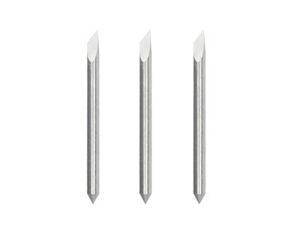 Imagen de Carbide Swivel Blade 0.5 mm Offset Value for Fluorescent Sheet (3 pcs) - SPB-0007