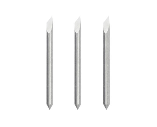 Imagen de Carbide Swivel Blade 0.5 mm Offset Value for Fluorescent Sheet (3 pcs) - SPB-0007