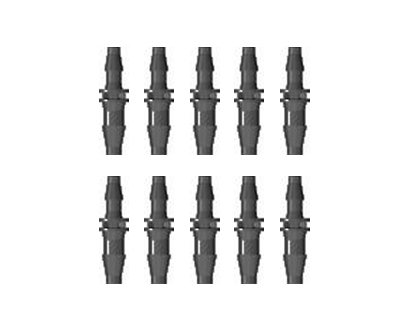 Image de Straight Through Tube Fitting 4.0mm and 3.2mm (10 pcs)