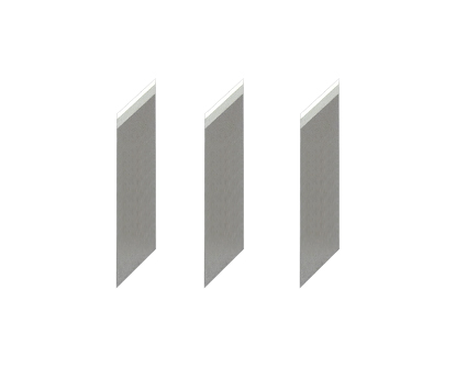 Imagen de Carbide Blade 45° Cutting Angle for Hard Materials (3 pcs) - SPB-0046