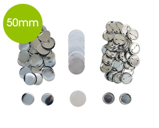 Bild von DIGITOOL Badges with Pin Round 50mm (100 pcs)