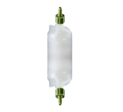 Bild von DIGIBASE Small Capsule Filter White 5 micron Hose Barb - 8131-0500-LL-N