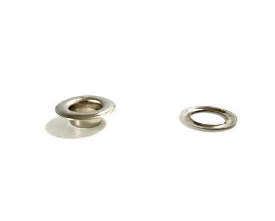 Picture of Nickel-Plated Iron Grommets with washers (1,000 pcs) - for manual presses