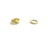 Imagen de Brass-Plated Iron Grommets with washers (1,000 pairs) – para prensas manuales