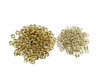 Imagen de Brass-Plated Iron Grommets with washers (1,000 pairs) – para prensas manuales