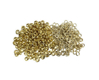Imagen de Brass-Plated Iron Grommets with washers (1,000 pairs) – para prensas manuales