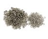 Picture of Nickel-plated Iron Grommets with Washers (500 pcs) - for Handheld Punch Tool