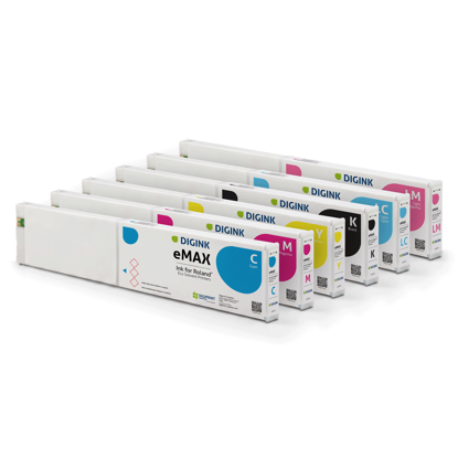 Bild von DIGINK eMAX ESL3 Ink - Set 6 Colours - 440ml cartridge