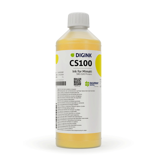 Picture of DIGINK CS100 Ink - Yellow (1l bottle)