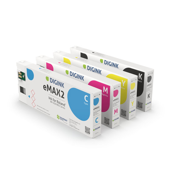 Picture of DIGINK eMAX2 ESL4 Ink (220 ml cartridge) - Set of 4 Colours
